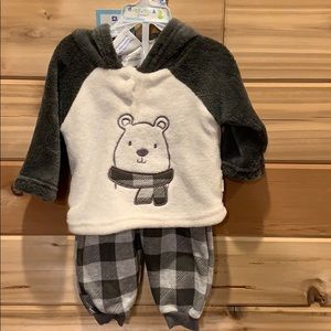 Boy’s 2-Piece Bear Hoodie with Pants